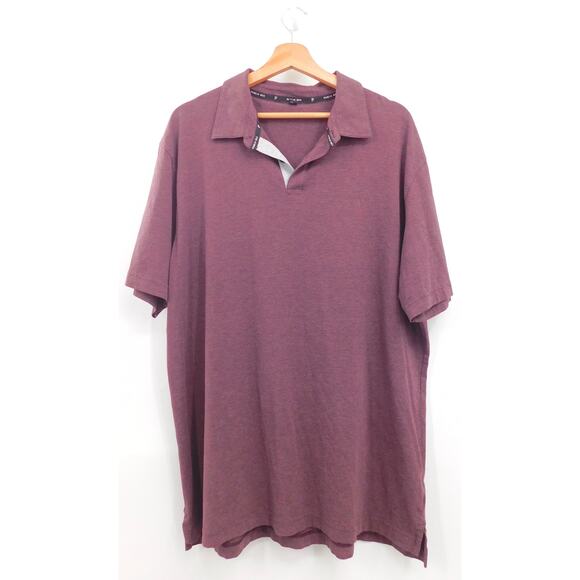 Public Rec Men's Purple Short Sleeve Stretch Polo Shirt Size 2XL Golf Preppy - Picture 1 of 5